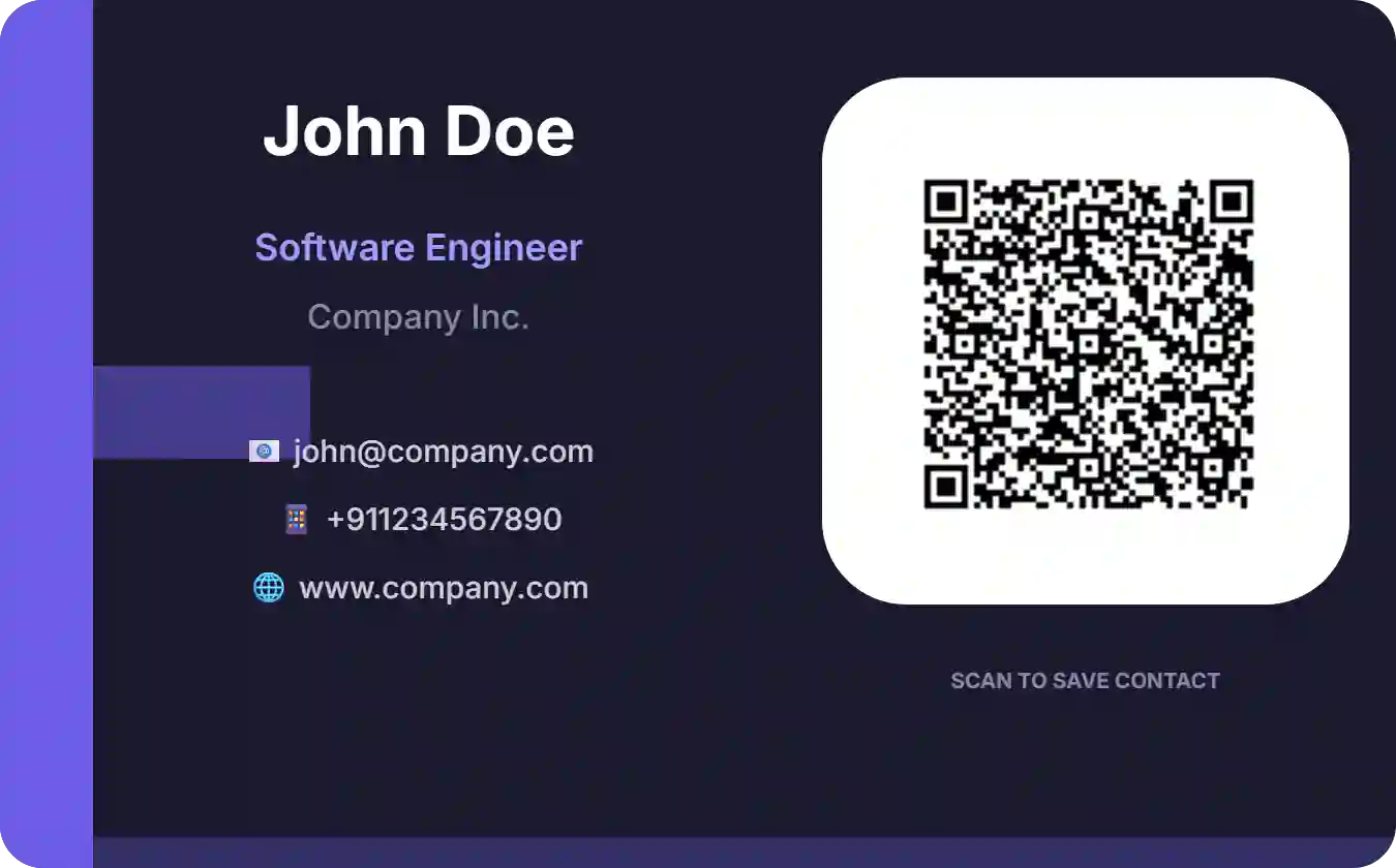 Custom branded QR code with gradient dots and logo overlay